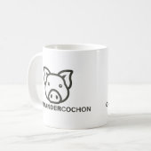 Bevelhebber van de Mok van Cochon Coffee (Voorkant links)