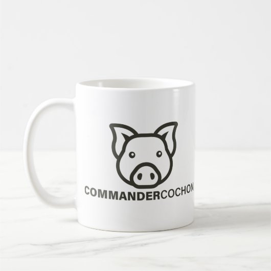 Bevelhebber van de Mok van Cochon Coffee (Links)