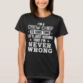 Bevelvoerder T-shirt (Voorkant)