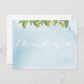 Bevenuti Italia Toscaanse bruiloft Dank u Briefkaart (Voorkant / Achterkant)