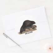 Bever 1814 ronde sticker (Envelop)
