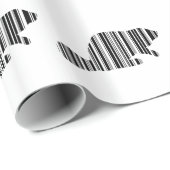 BEVER BAR CODE Dier Barcode Patroon Ontwerp Cadeaupapier (Rol Hoek)