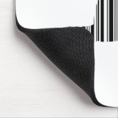 BEVER BAR CODE Dier Barcode Patroon Ontwerp Muismat (Hoek)