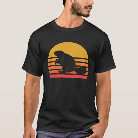 Bever Bever Ik hou van Bevers Meisjes T-shirt (Voorkant)