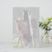 bever briefpapier (Staand voorkant)