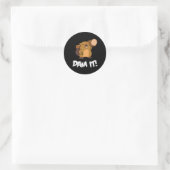 Bever Dam IT Knaagdier Bever Dam Ronde Sticker (Tas)