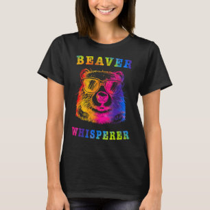 Bever Fluisteraar Geest Dier Grappige Liefde Bever T-shirt