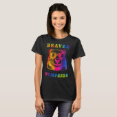 Bever Fluisteraar Geest Dier Grappige Liefde Bever T-shirt (Voorkant volledig)