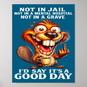 Bever Geen Gevangenis Psychiatrisch Ziekenhuis Ill Poster