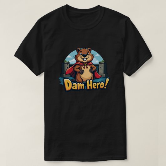 Bever Held – Dam Held! T-shirt (Design voorkant)