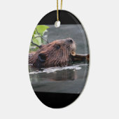bever keramisch ornament (Links)