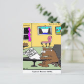 Bever Leven Testamenten Rick Londen Grappig Briefkaart (Staand voorkant)