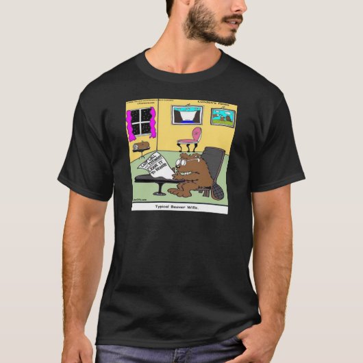 Bever Leven Testamenten Rick Londen Grappig T-shirt (Voorkant)
