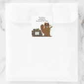 Bever met Dam Nieuw Adres Stickers (Tas)