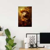 Bever met volgers op hoofd poster (Thuiskantoor)