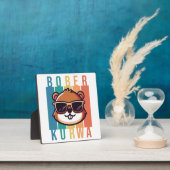 Bever met zonnebril fotoplaat (Insitu)