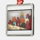 Bever Netwerk Kerstversiering Metalen Ornament (Links)
