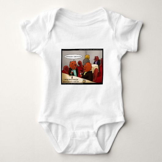 Bever Netwerken Grappige Cadeaus T-shirts & Kaarte (Voorkant)