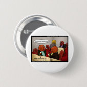 Bever Netwerken Grappige Cadeaus T-shirts & Kaarte Ronde Button 5,7 Cm (Voorkant /achterkant)