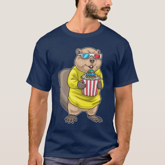 Bever Pasen Bioscoop T-shirt (Voorkant)