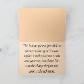  Bever Schrift 2Thessalonicenzen 3:10 Kaart (Binnen)