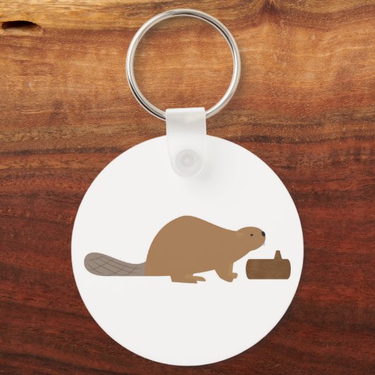 Bever Sleutelhanger (Achterkant)