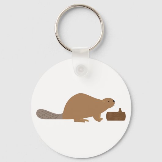 Bever Sleutelhanger (Achterkant)