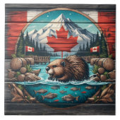 Bever van Tree, Canadian Pride Tegeltje (Voorkant)