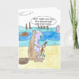 Bever versus de Kaart van de Verjaardag van de