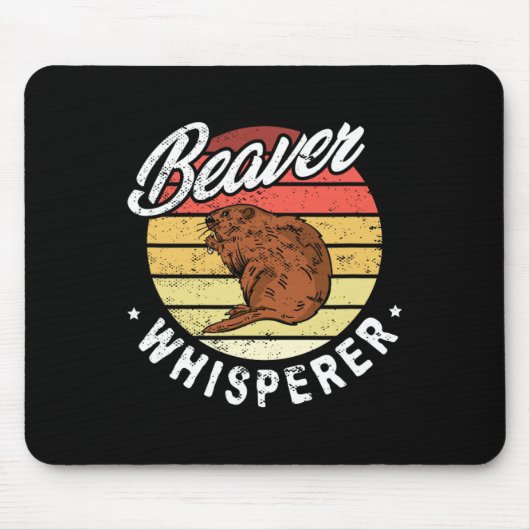 Bever Whisperer Bever Hunting Lover Muismat (Voorkant)