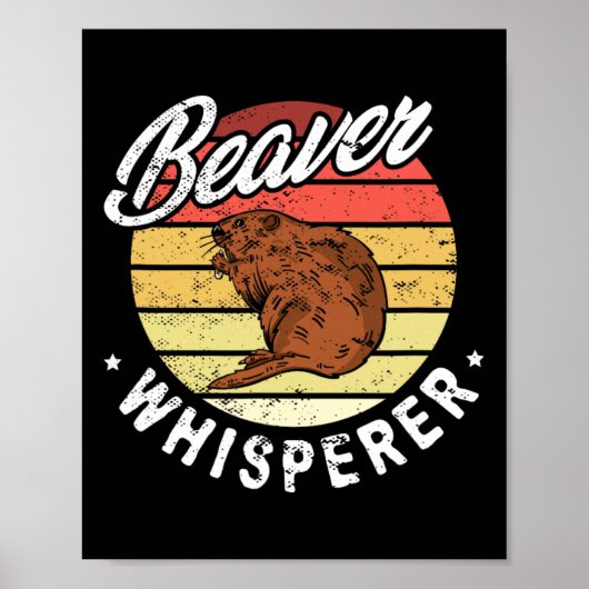 Bever Whisperer Bever Hunting Lover Poster (Voorkant)