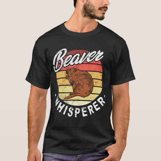 Bever Whisperer Bever Hunting Lover T-shirt (Voorkant)