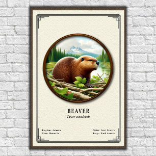 Bever Zoölogie Serie Poster