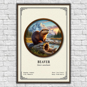Bever Zoölogie Serie Poster