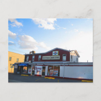 Beverage Barn op Willis Avenue Briefkaart