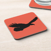 Beverage Coaster met Flying Eagle Custom Colors Bier Onderzetter (Linkerzijde)