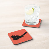Beverage Coaster met Flying Eagle Custom Colors Bier Onderzetter (Rechterzijde)
