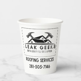 Beverage Cup – Voeg Logo toe Papieren Bekers