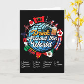 Beverage Drinks Beer Wine Mexico France Norway Adu Kaart (Gele Bloem)