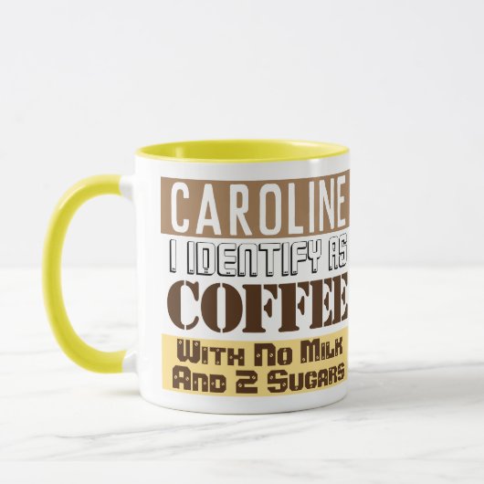 Beverage Instructies met naam Mok (Links)