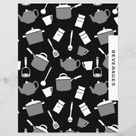 Beverage Recipe Divider | Zwart-witkeuken