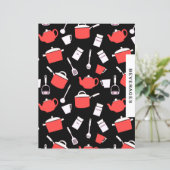 Beverages Recipe divider | Zwart-rood gereedschap (Staand voorkant)