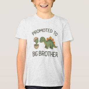 Beverd tot grote broer T-shirt, grappig Tri-Blend Shirt