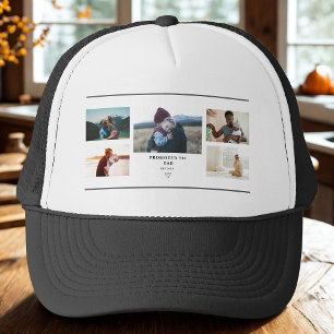 Beverd tot papa foto-collage – Persoonlijk Trucker Pet