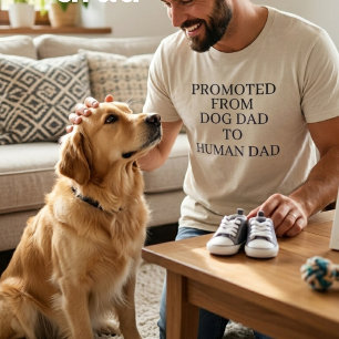 Beverd van hondenpapa tot menselijke papa, grappig t-shirt