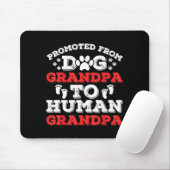 Beverderd Van Hond Opa Naar Mens Opa Grappig N Muismat (Met muis)