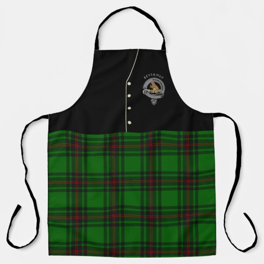 Beveridge Clan Badge & Tartan Kilt Schort (Voorkant)