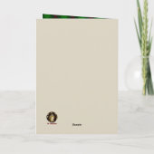 Beveridge Scottie Dog & Tartan gepersonaliseerd Kaart (Achterkant)