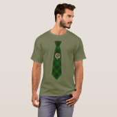 Beveridge Scottish Badge & Tartan Necktie T-shirt (Voorkant volledig)