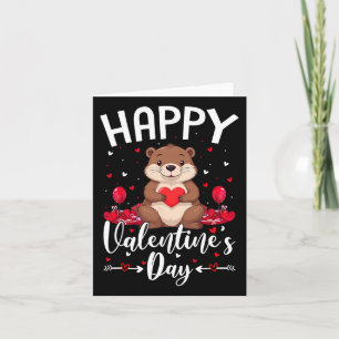 Beverige gelukkige Valentijnsdag liefde harten Bev Kaart